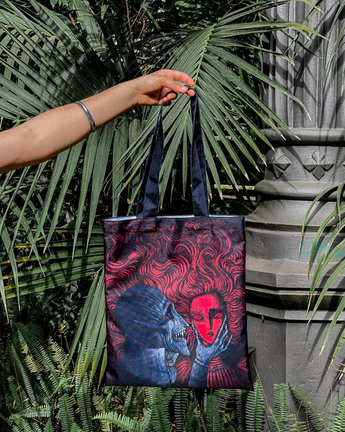 Bolsa Tote Bag - "El Festín de Sangre" de James Malcolm Rymer