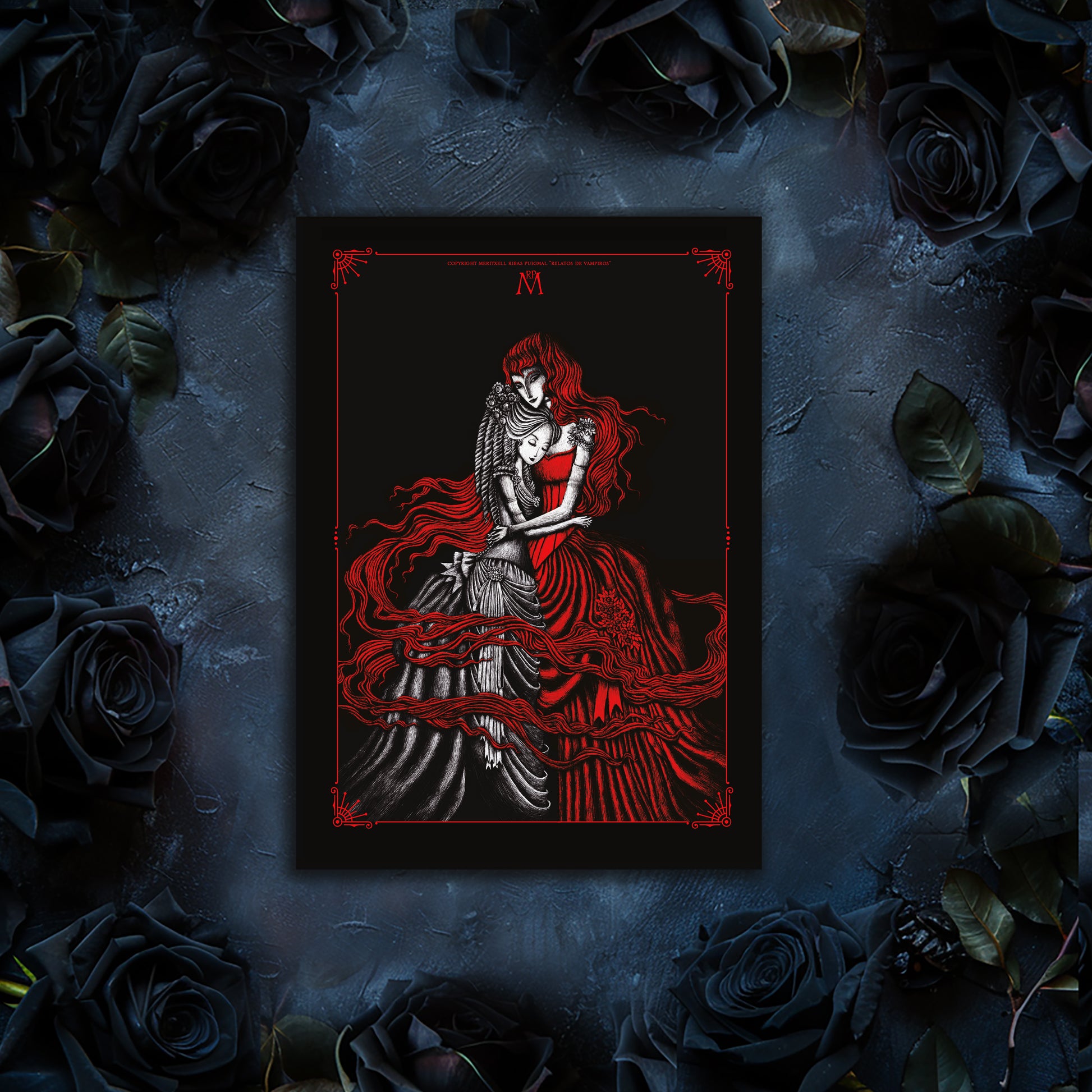 Postal Din A5 - "Sisters Beyond Death" - Carmilla de Sheridan Lefanu