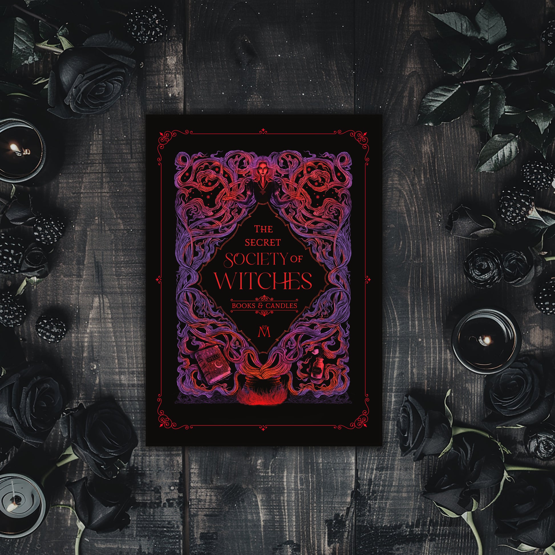 Postal Din A5 - "Secret Society of Witches"