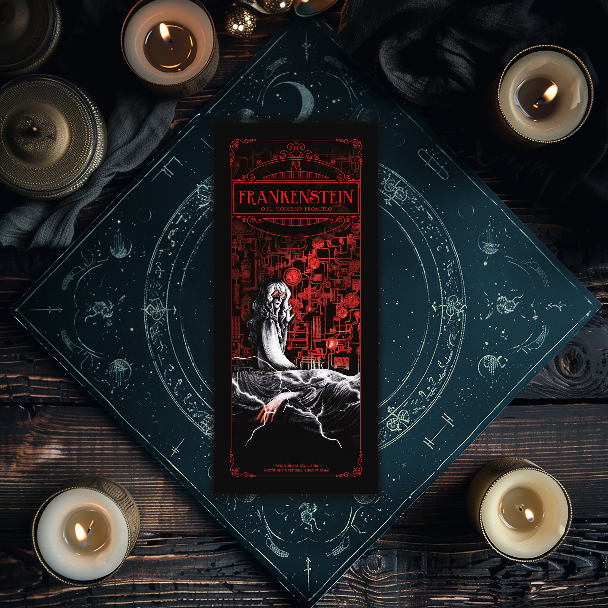 Punto de Libro - "Frankenstein o el Moderno Prometeo"