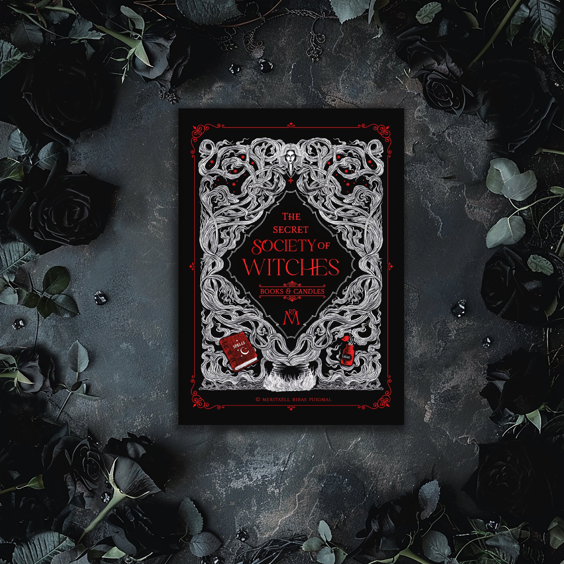 Postal Din A5 - "Secret Society of Witches"