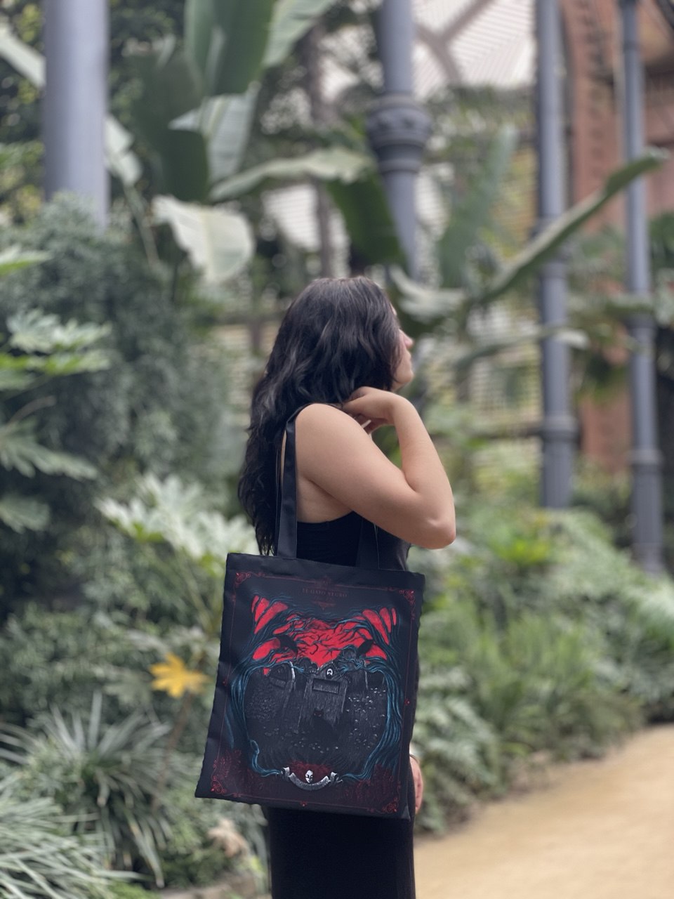 Bolsa Tote Bag - "El gato negro" de Edgar Allan Poe