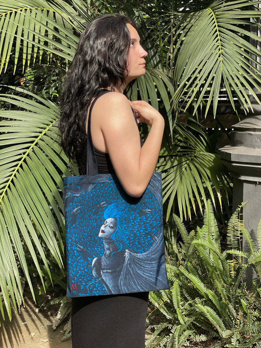 Bolsa Totebag -  "La tumba de Ligeia" de Edgar Allan Poe