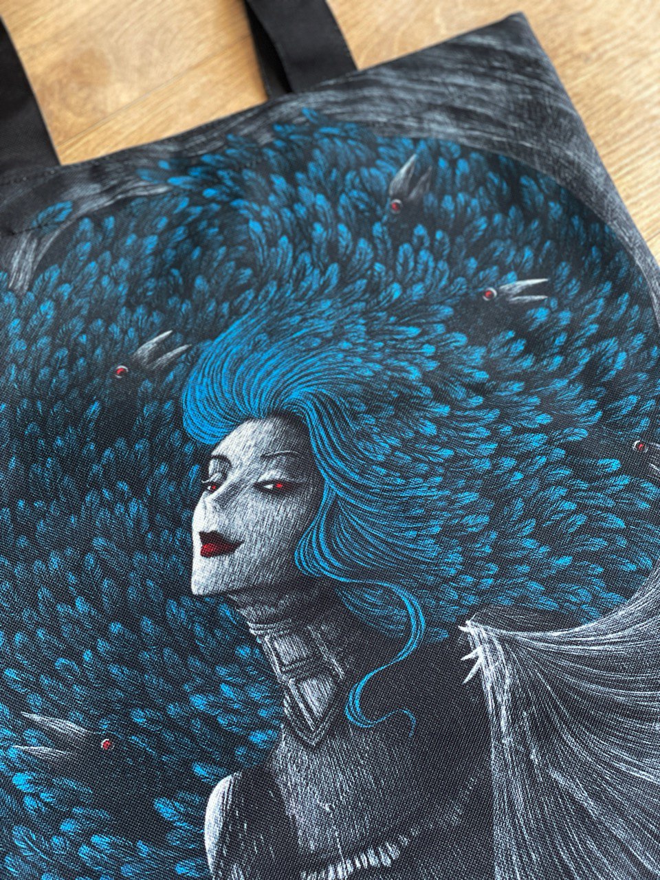 Bolsa Totebag -  "La tumba de Ligeia" de Edgar Allan Poe