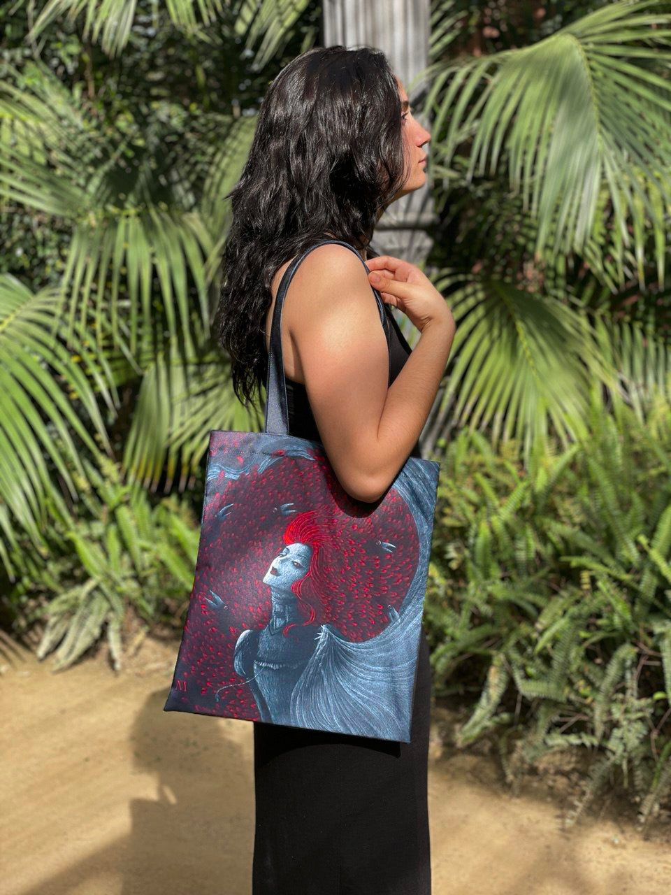 Bolsa Totebag -  "La tumba de Ligeia" de Edgar Allan Poe