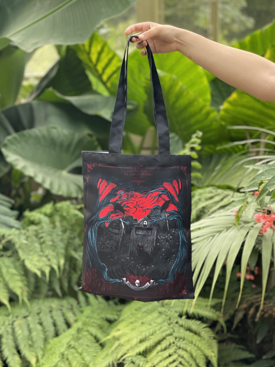 Bolsa Tote Bag - "El gato negro" de Edgar Allan Poe