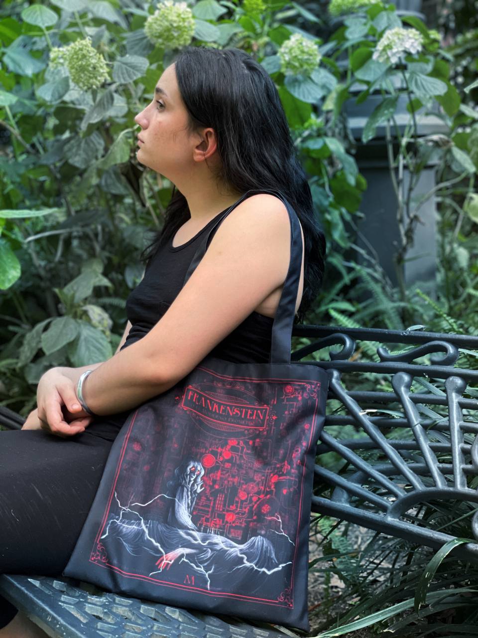 Bolsa Tote Bag - "Frankenstein o el Moderno Prometeo" de Mary Shelley