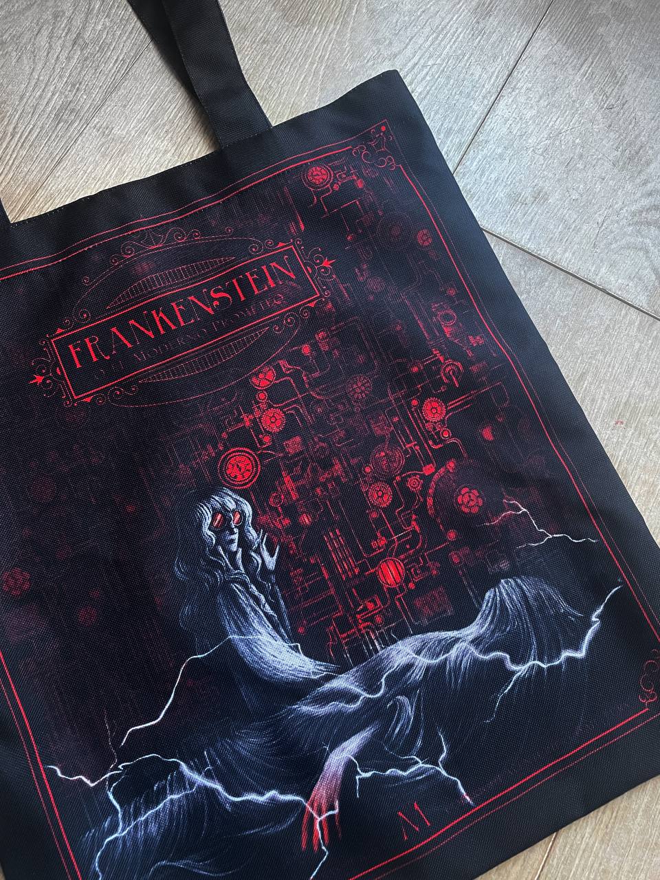 Bolsa Tote Bag - "Frankenstein o el Moderno Prometeo" de Mary Shelley