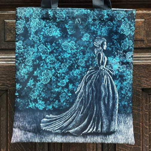 Bolsa Tote Bag - "En el Rosal" La Bella y la Bestia, de Villeneuve